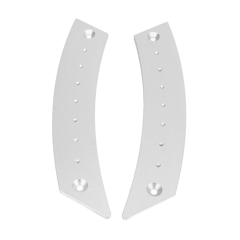 2pcs Door Panel Pull Handle Set Aluminium Alloy Labor Saving High Strength Rust Proof for Cars