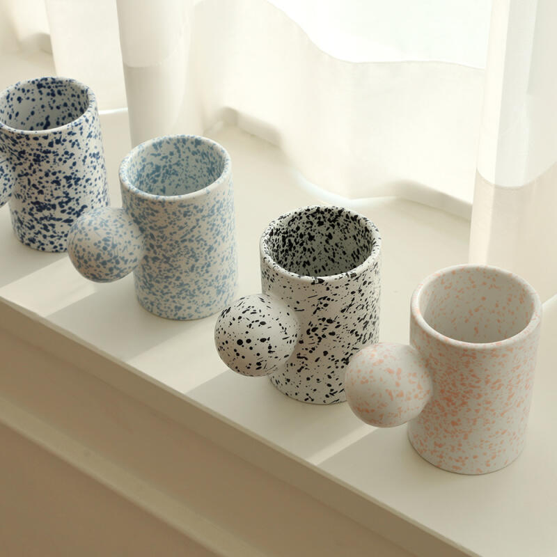 Dalmatian Ball Mug (4 colors) Indie Pink