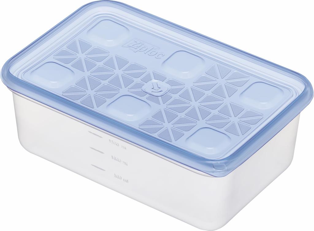 Ziploc Ziploc Container, Rectangular, 1900ml, Pack of 4