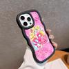 Sakura Uta Cure Idol Wavy Edge TPU Mobile Phone Case for iPhone 17 16 15 14 13 12 11 Air Pro Max Plus Colorful Cover