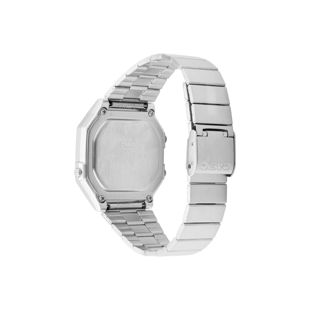 Casio Vintage Series Square Adjustable Watch Strap Quartz Movement Stainless Steel Band Men watches Black B650WD-1A