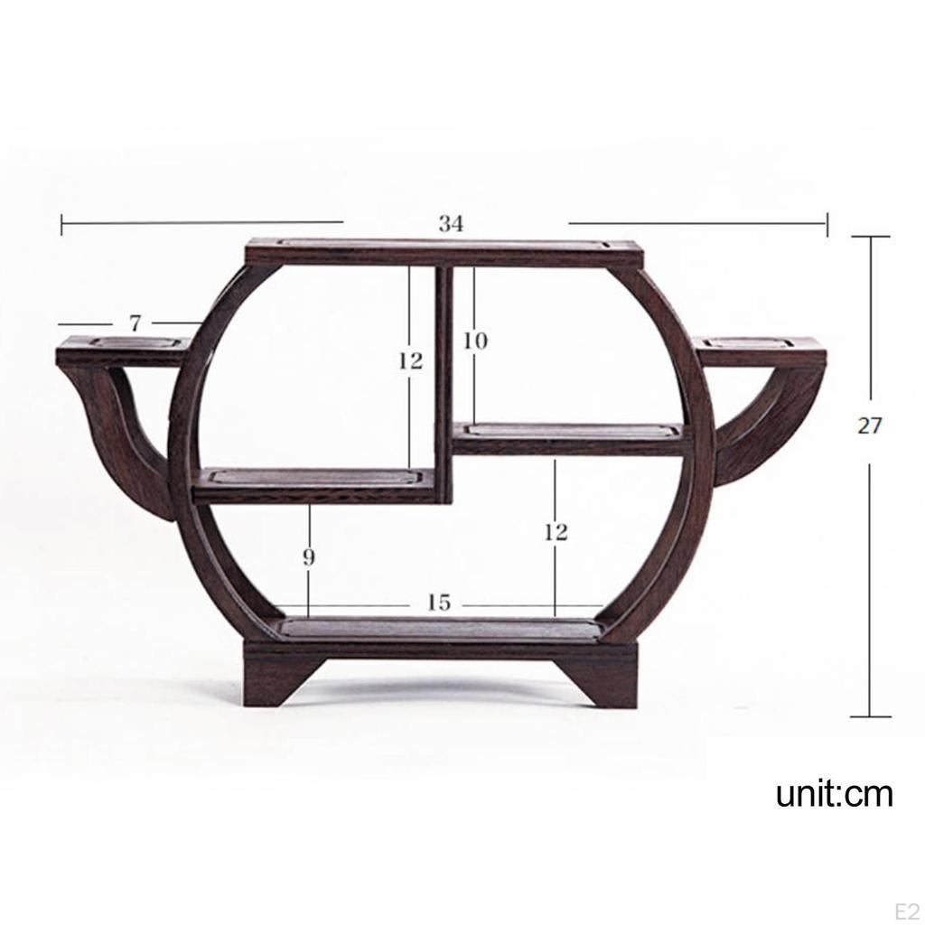 Rustic Wooden Plant Stand for Home And Office Decor