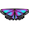 Boys Girls Shawl Butterfly Wing Dancing Party Photo Fairy Cosplay Accessory Christmas Halloween Dress up Cape Coverups