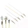 10/20/50Pcs DIY Accessories Wood And Metal Painting Stand Alligator Clip Stick Modeling Tool For Airbrush Model Part