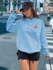 Hoodie Women Clothing S-3XL Fleece Lined Hoody Pullover Spring Autumn Top Y2K Streetwear Aesthetic Trend Sport Hooded Sweatshirt