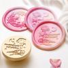 Card Wax Stamp Head Replacement Envelope Sealing Greeting Card Embossed Sealings Wax Stamp Head Brass Sealing Stamp Head