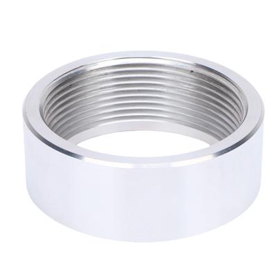 Acoplamiento Roscado Redondo para Tubería de Aluminio, Rosca Hembra NPT de 2 Pulgadas, Accesorio Soldable a Tubería 2in NPT
