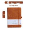 Portable A7 Color Elastic Band Notebook - Student Memo with Skin Feel Leather Cover