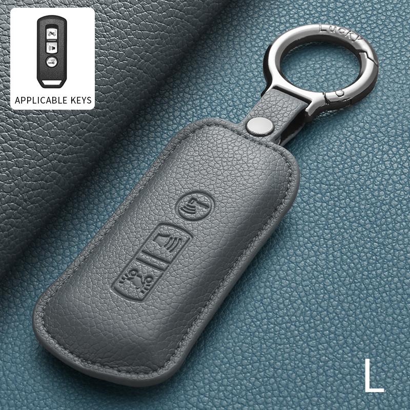 Leather Car Remote Key Case Shell For Honda SH 125 Forza 350 250 750 ADV 150 X-ADV SH300 150 SH150i Auto Key Garnish Accessories
