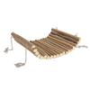 Hamster Wooden Swing Natural Large Space Climbing Playing Hamster Swing Hammock with Hanging Chain