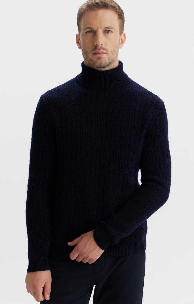 Cable-Knit Turtleneck Xxxl