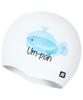 Laelliseupocheu [Oruc800 Wht] Whale Silicone Swim Cap White
