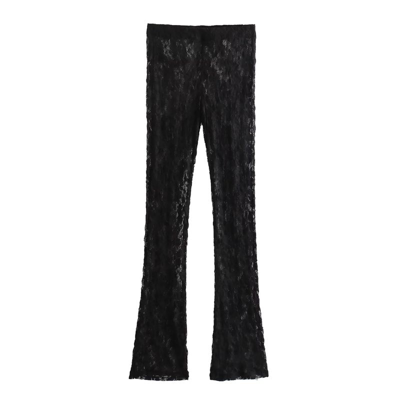 Araltay New Arrival Fashion Style Women's Clothing Silm Lace Jumpsuit Slit Design Leggings 021916