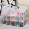 Transparent Jewelry Storage Box Finishing Box Ring Stud Earrings Storage Box