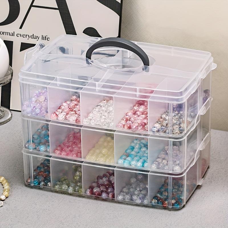 Transparent Jewelry Storage Box Finishing Box Ring Stud Earrings Storage Box