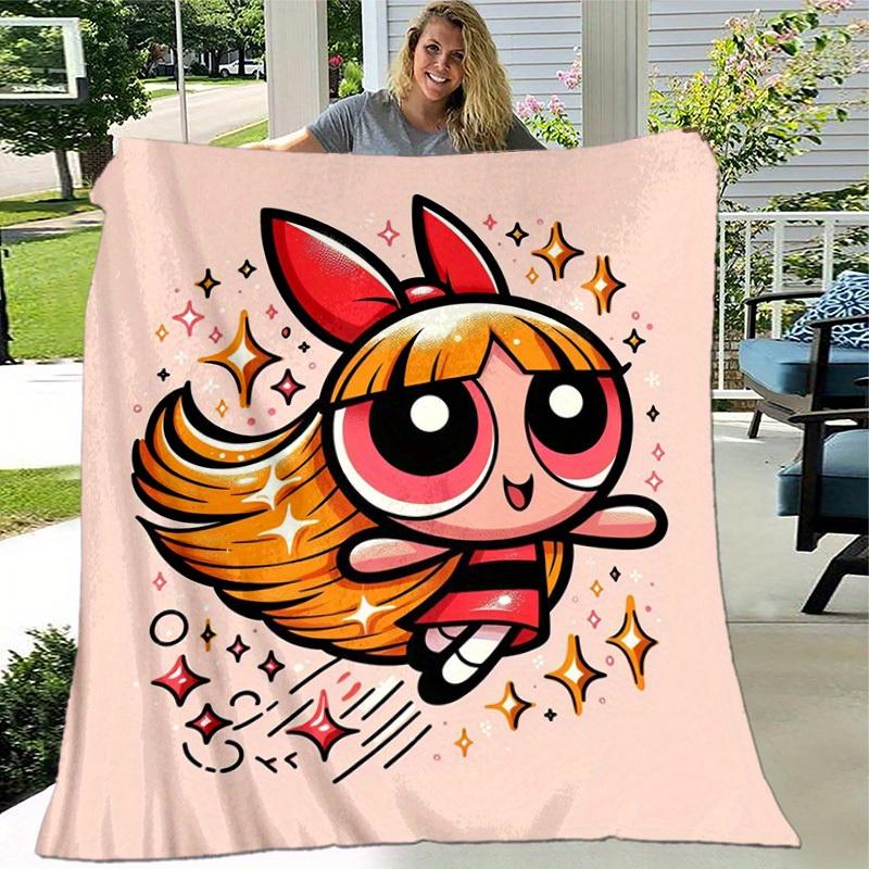 1pcThe Powerpuff Girls Blanket, Soft Comfortable Blanket - Perfect for Home Use, All Seasons G