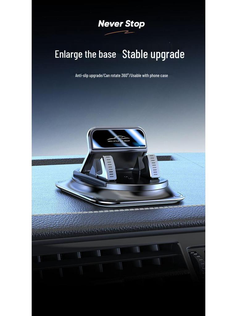 Handyhalterung für Armaturenbrett - Stabile rutschfeste Navigationshalterung mit anpassbarem Logo