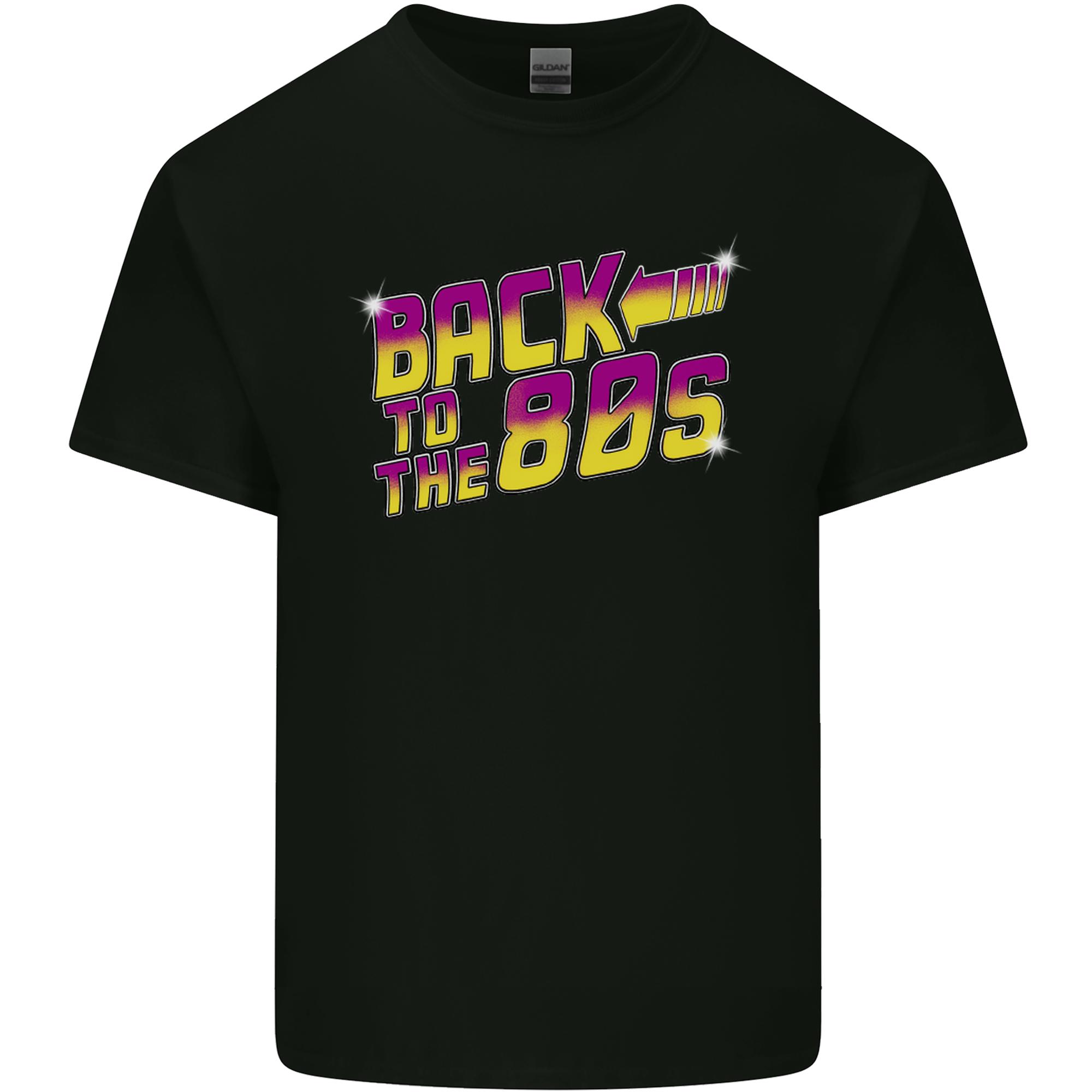 Back to the 80s Retro Pop Music Birthday Unisexs Light Cotton TShirt S