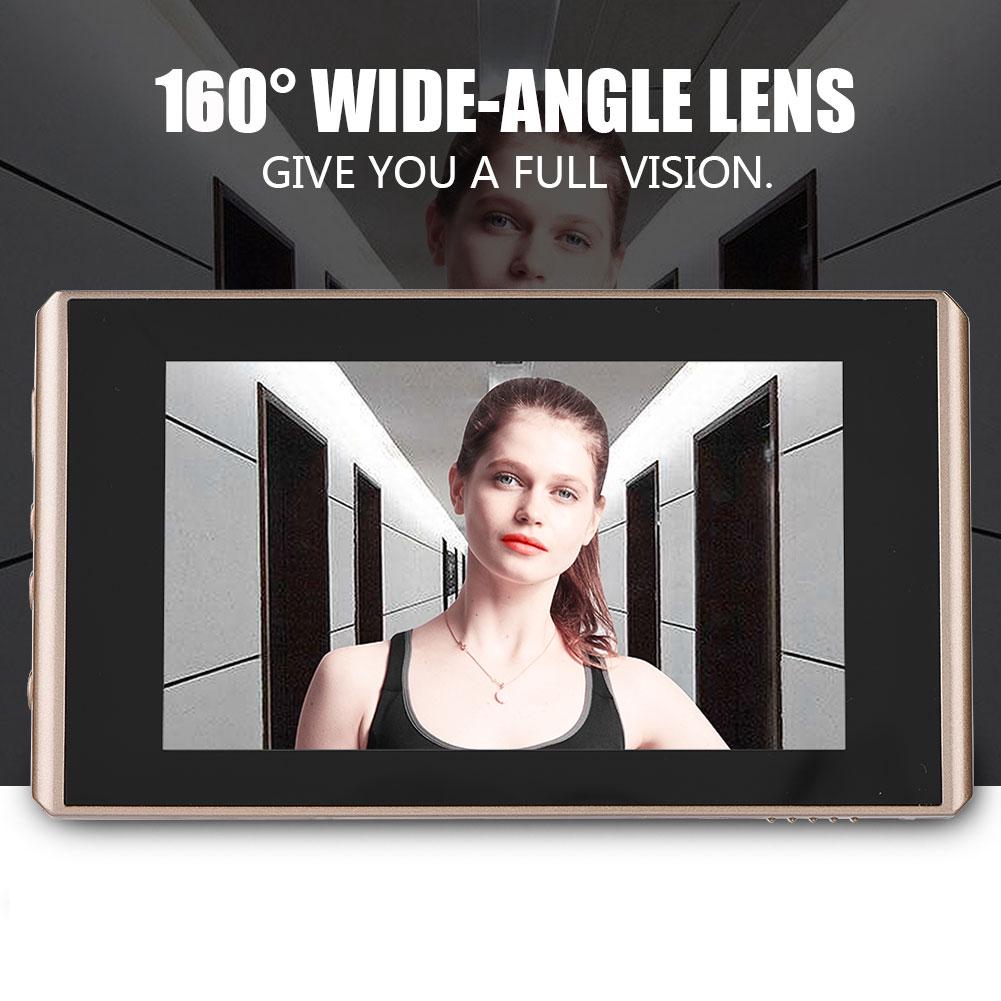 

4300E Digital Door Viewer & Doorbell 2 миллиона 4,3 В ЖК-экране Ночной дверной звонок