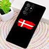 Dänemark Flagge Handyhülle für Samsung Galaxy note 10 pro S26 Ultra S23 S24 FE S25 S21 S22 PLUS stoßfest Hülle