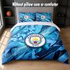 Manchester City Design Bed Bedding Set 1 Duvet Cover + 2 Pillowcases Soft Breathable Household Bed Linens
