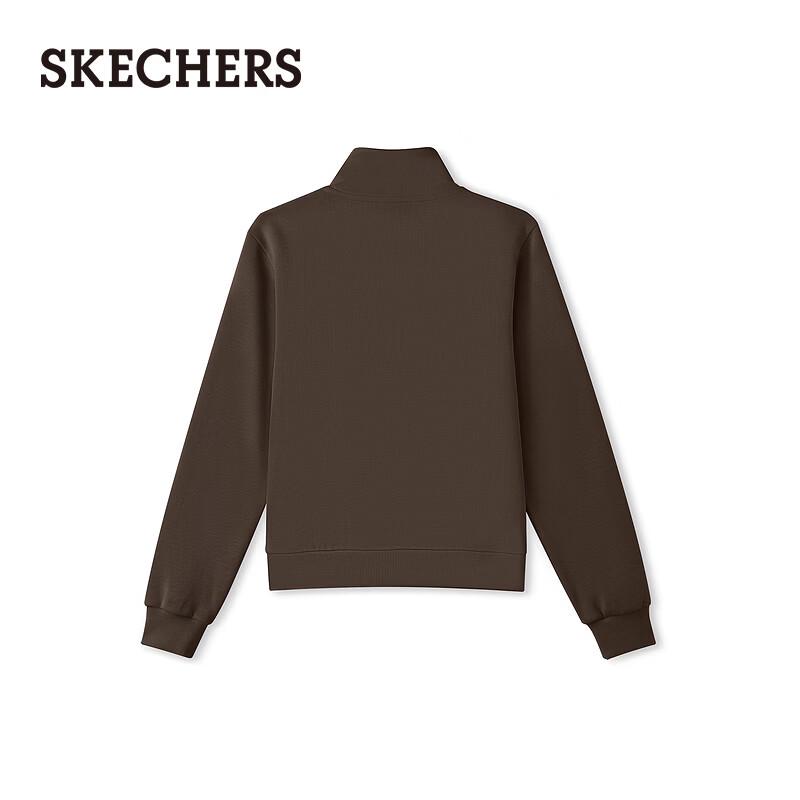Skechers Women's Half-Zip Stand Collar Sweatshirt