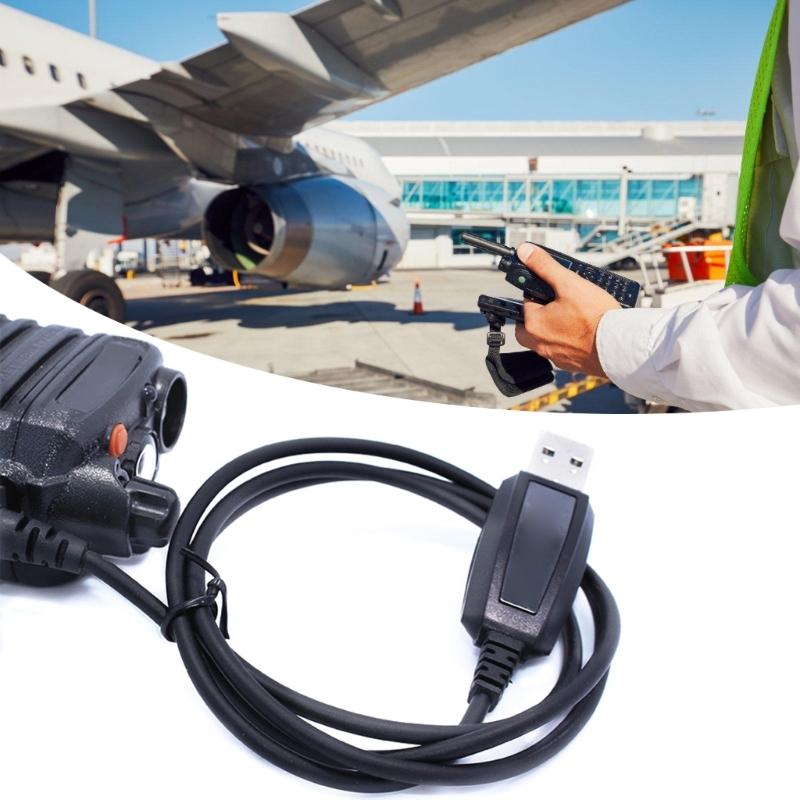 PVC Data Cable For BF-UV9R BF-A58 BF9700 Two Way Radio Frequency Programming&Parameter Configuration On Multiple Models