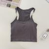 Wear Sleeveless Short Black Halter Tank Top Female Summer Spice Girl Chic Design Slim-fit Base Top