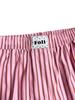 Polli (Women'S) Frill Collarless Home Capri Set, Pink Stripe