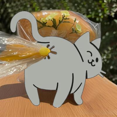 Cat Butt Bread Clip 3D Printed Cat Shaped Bag Holder Reusable Food