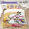Set Copripiumino con Fantasia Diddl Copripiumino Federa Decorazione per la Casa Regalo di Compleanno (1 * copripiumino + 2 * federe senza imbottitura)