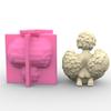 Crafts Moulds Hand-Making Candle Holder Molds Angel Boy Shaped Silicone Material