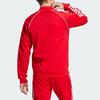 Adidas Originals Trefoil Three-Stripe Colorblock Logo Long-Sleeve Jacket Men Outerwear Red IL2494