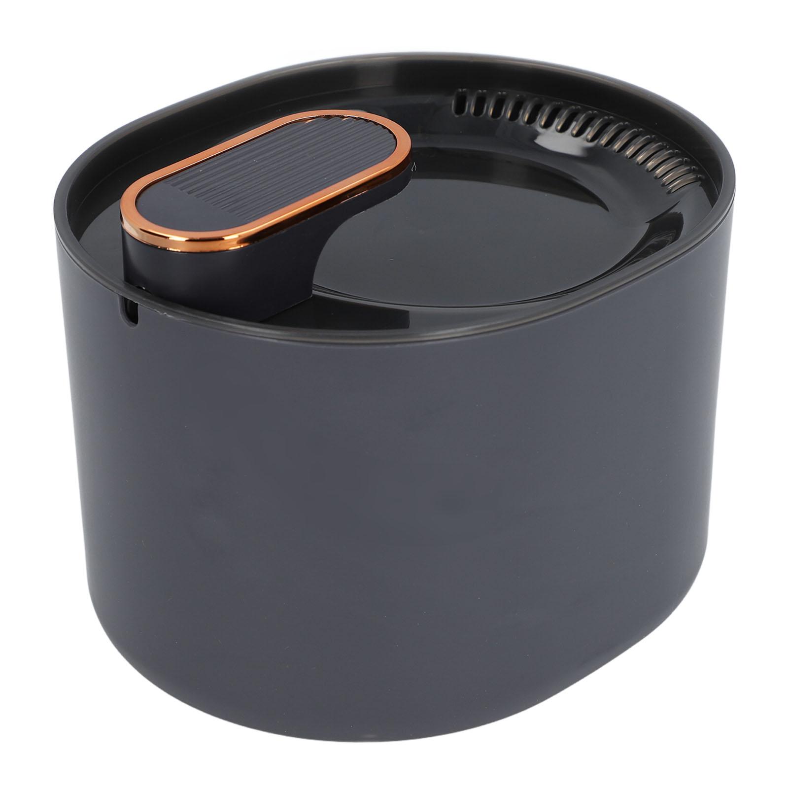 

Cat Water Dispenser 3L Capacity Dual Filtration Automatic Circulating Easy to Clean Cat Water Fountain for Dog Puppy чорний