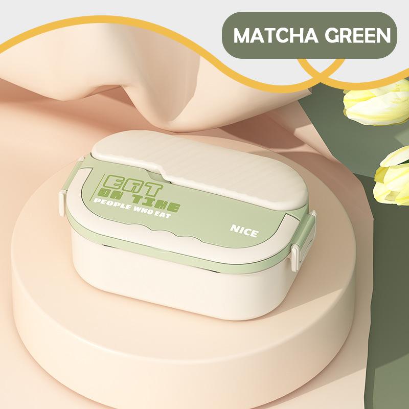 

Ланч-бокс из нержавеющей стали 304 для студентов и офисных работников, портативный ланч-бокс большой вместимости со столовыми приборами 2