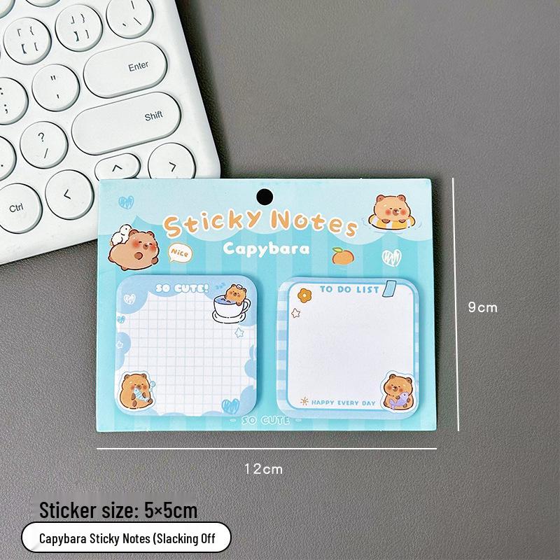 Creative Cartoon Sticky Notes - Cute Reward Gift for Primary School Students