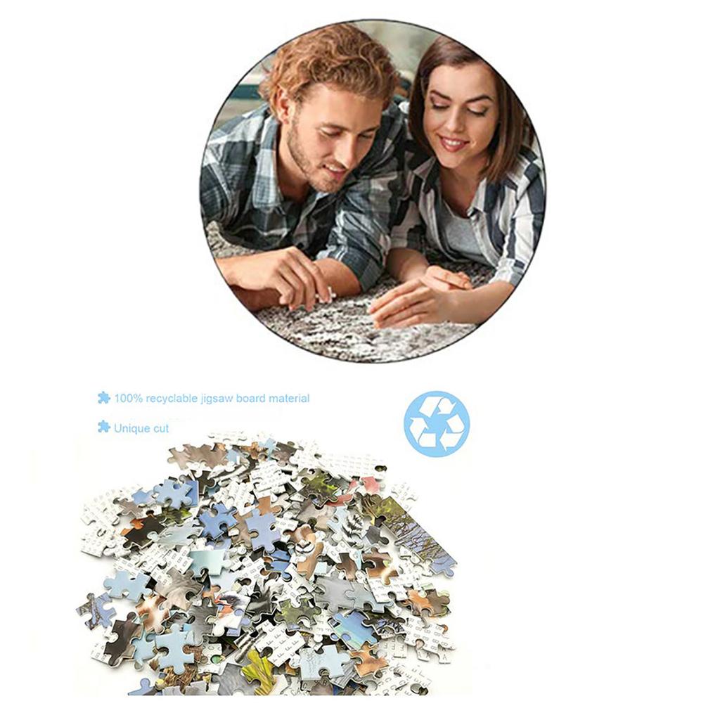 1000 Pieces Merry Christmas Jigsaw Puzzles for Adults Home Decor Games Family Fun Floor Puzzles Educational Toys for Kids