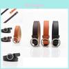 Womens Fashion Faux Leather Belt With Alloy Buckle For Casual And Office Wear