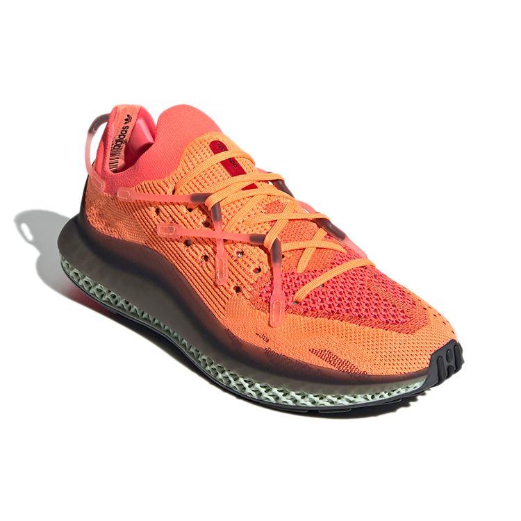 Adidas 4D Fusio Křiklavě oranžové unisex tenisky Jádrově černá Solárně červená FY5929