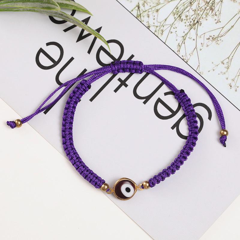 Boho Boze Oog Armband Voor Vrouwen Man Handgemaakte Touw Armbanden Sieraden