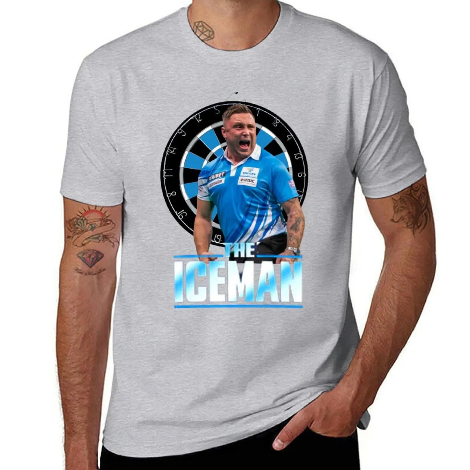 

Gerwyn price Darts -Wales The Iceman Darts PDC 2022- the ice man Gerwyn price T-Shirt for a boy quick-drying Men s t shirts L