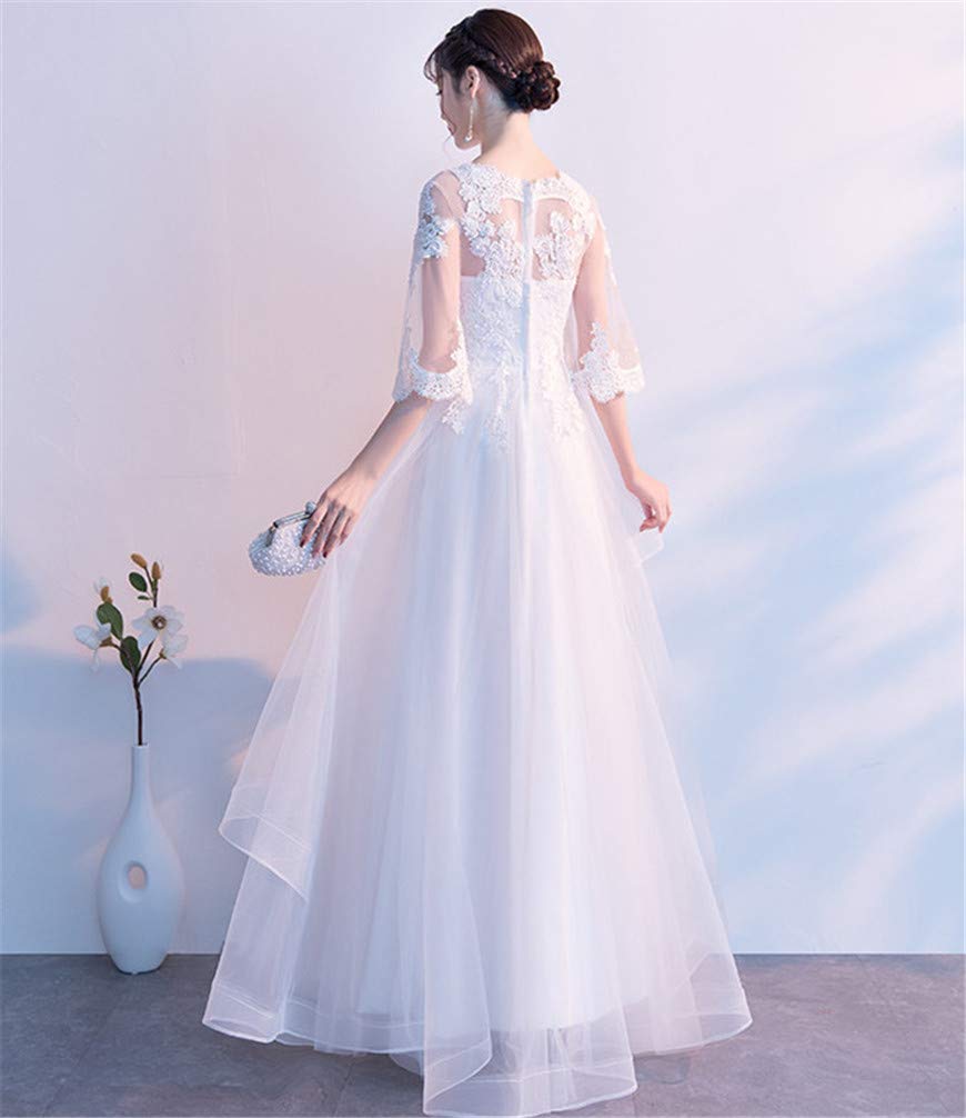 [YUANYUAN] Cute Wedding Dress, Reception Dress, Wedding Ceremony Dress, Princess Line Dress, Princess Style Party Dress, Bride, Wedding Ceremony, Brid