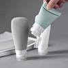 Travel Silica Gel Squeeze Bottle Portable Shampoo Shower Gel Lotion Container for Cosmetics Toiletries