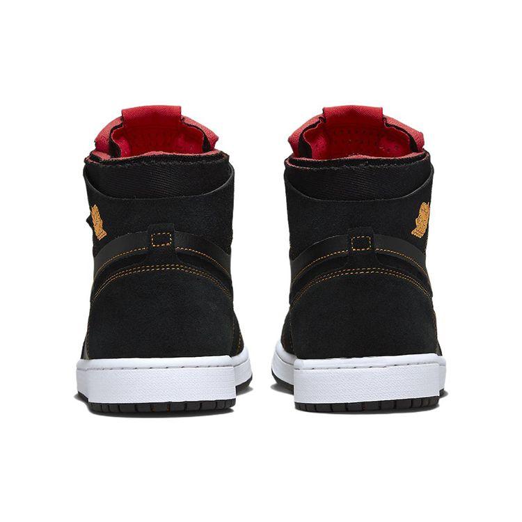 Air Jordan 1 High Zoom Comfort Citrus Men Sneakers Black Varsity-Red White CT0978-060