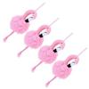 8 Pcs Flamingo Shower Accessories Body Exfoliator For Adults And Children Easy Cleaning Tool