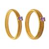 Elegant Gold-Plated Zircon Elastic Bangle: Korean-European Style Women's Jewelry