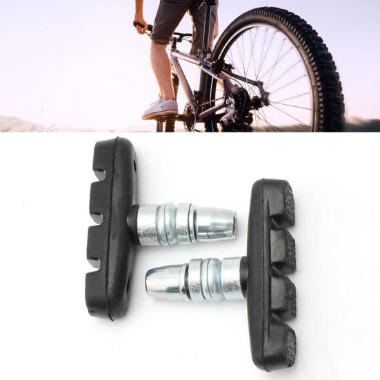 1 Paar Fahrradbremsbeläge Exquisite Verarbeitung Verschleißfester Gummi Fahrradbremsbelag