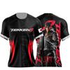 Bandai Tekken 8 Jin Kazama 3D Schnelltrocknendes T-Shirt Für Männer Frauen Kinder Sommer Sportspiel Tee Sommer Outdoor Familienkleidung