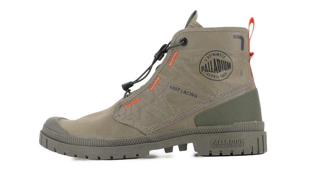 Palladium SP20 Travel Hi boots textile Green foncé