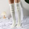 Stacked Socks Popular Fashion Trend Models Knee-High Socks Lengthened Knitted Socks Long Long Woolen Women's Socks
